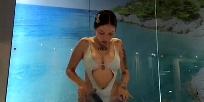Inked Teenager 'Olivia Quinn' Urinated On & Smashed!