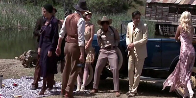 Natasha Marley, Tommy Gunn And Dylan Ryder - Outdoor Orgy