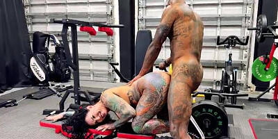 Fucky-fucky In The Gym! Impressive Bianca Bailee Rails Jason Likes Fat Manhood And Takes His Cum shot!