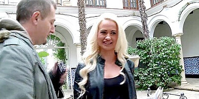 Hot Tight Pussy Amazingly Beautiful Blonde Milf Tourist Picked Up And Gets Fucked In The Forest For Fun By An Older Guy