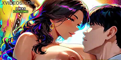 Married COUGAR in Elevator - AI TOON