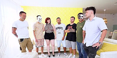 Chubby Latina Milf Lucia Gets Gangbanged