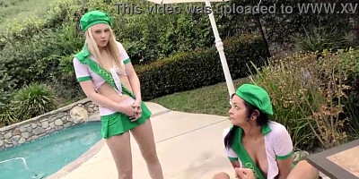 3 way with 2 highly unshod eighteen teenies