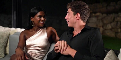 Indian Goddess Gets on all fours for Monstrous White Man rod