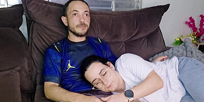 Sister in law is enticed by her half-brother-in-law while observing the Brazil game.