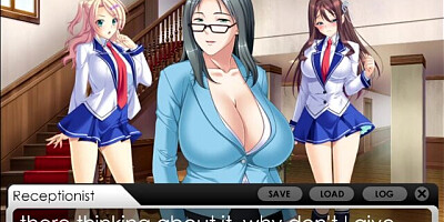 Big-boobed COUGAR attempts to tempt Aika. Smutty Lezzie Anime porn Vore Project