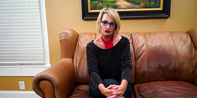 Diana Large Mammories Mature Ash-blonde Gasping BLOW-JOB Strong Blowage Elation!