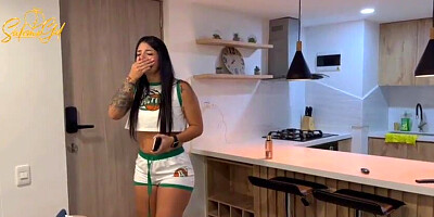 COUGAR WITH A HUMUNGOUS RUMP gets substituted by her bf’s Tantaly gal and it heads wrong - (Mature, MEATY BOOBS, LATINA) SALOME GIL