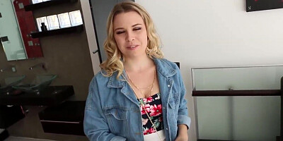 Slick blondes very first ever pornography shoot turns out incredible