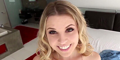 Slick blondes very first ever pornography shoot turns out incredible