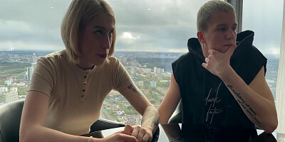 A Cuckold Licks The Cum Of A Girls Fucker After A Hot Fuck In Front Of Him With Falcon Al, Alice Bast And Oliver Strelly