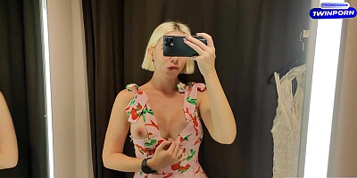 Try On Haul Transparent Clothes In And Have Masturbation With Strong Orgasm