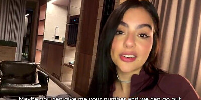 Should I get this messenger to put his XXL manstick in me for a vid? - Iris Rodriguez & Danner Mendez
