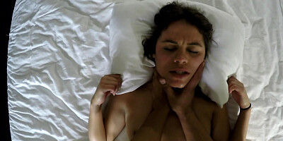 Lover toughly nails pussy of big-boobied diva filming their sex