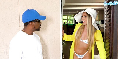 Shaggy AJ Applegate's blowjob xxx