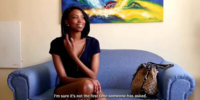 This AMATEUR EBONY realtor took my signature first-ever... then let me pound her fuckbox as the real closing