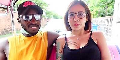 Busty Thai Milf Picked Up For A Dirty Interracial Threesome With Thai Busty