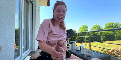 Risky Public Intercourse! SPUNK ON FACE