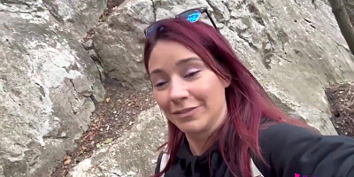 French Woman Gets Excited When She Strolls With This Guy And Fucks Him