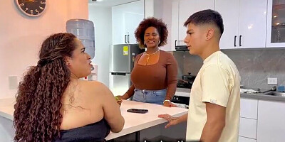 I shag my stepmom's thick bestie-Angel, Hanna and Alicia