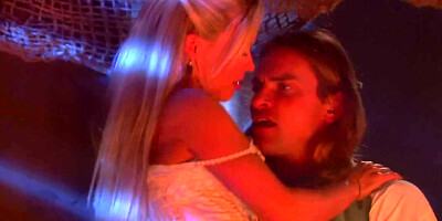 Beautiful sex scene by the fire place with this horny couple