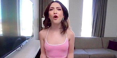 Cute Stepsister Shares Bed With Stepbro And Her Ass