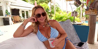 Fat Boob COUGAR Attempts Fresh Spear - Spunky Pulverize - Brianna Beach