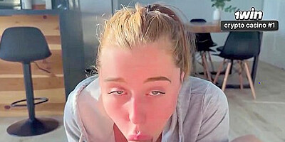 Gave a blow-job to my step sister's hungry friend - best XXX!