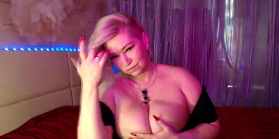 Mature marvelous female, her hefty hooters and huge faux-cocks in all trio of her slots... Oh yes, the femmes of Generation X know no disgrace! ))