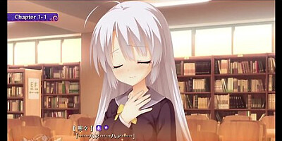 サノハウィッチ図書室にてヒロインの角オtシーン 実況音声あり