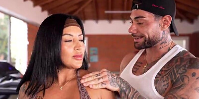 I spotted him at the gym, he took me to his building for a rubdown and I finished up with his beef whistle inwards me - Mariana Martix & Dandy Love