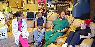Doctor Tampa And Angel Ramiraz - The Doctors New Scrubs