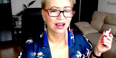 My stepmother is my web cam mega-bitch.!.))