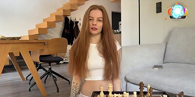 POV: loser sucks cock and flashes her tits after losing a bet