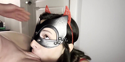 Devil Sucks Off A Sinner, Takes A Huge Oral Creampie