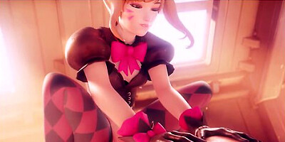 Rave-style love in 3D animated ecstasy