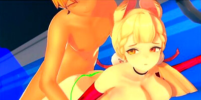Alice And Mona Sex Compilation - Genshin Impact / Zenless Zone Zero