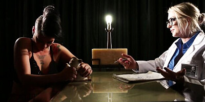 Jezebelle Bond and Leya Falcon's double penetration trailer by PUBA