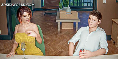Naughty Stepmom shares BWC Stepson with her Best Friend in Wild Threesome (Full 3D Anime)