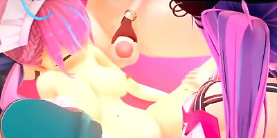 Suisei Towa Aqua Futa Hardcore Sex - Hololive