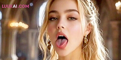 Duo of Lustful AI Created Women Enjoy Intimate Fun in a Palace Setting