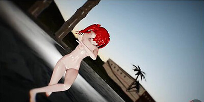 Mmd R18+ Kuroko B B F Beach Stage 1160