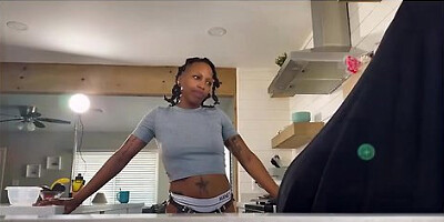 Spicy Kitchen Encounter with the Naked Unicorn