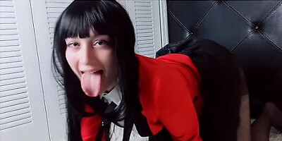 Teasing ahegao bliss with intense pleasure faces