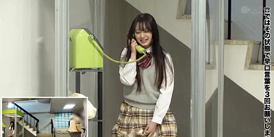 Asian Schoolgirl's 360-Degree Public Phone Booth Orgasm x2xABCCD78D033D3B5DEB