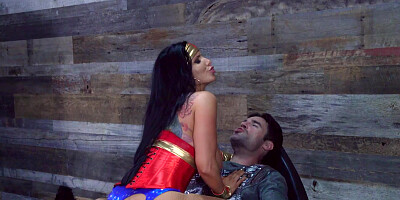 Slutty version of wonder woman will make your cock rock hard