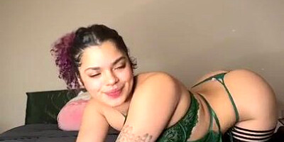 SweetSophiaFit Makes Her Massive Butt Juggle On A BIG BLACK COCK Fake penis