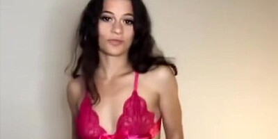 Toned Babe Nadia Angel Lingerie Modelling Dancing Heels