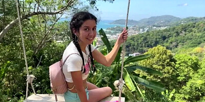 A Pickup Truck Picked Up a Cute Girl in the Jungle and Fucked on the First Date