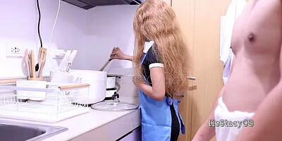 Cum Twice Inside Filipina Maid Tight Pussy - Pinay Maid Kinantot Ng Amo Haban...